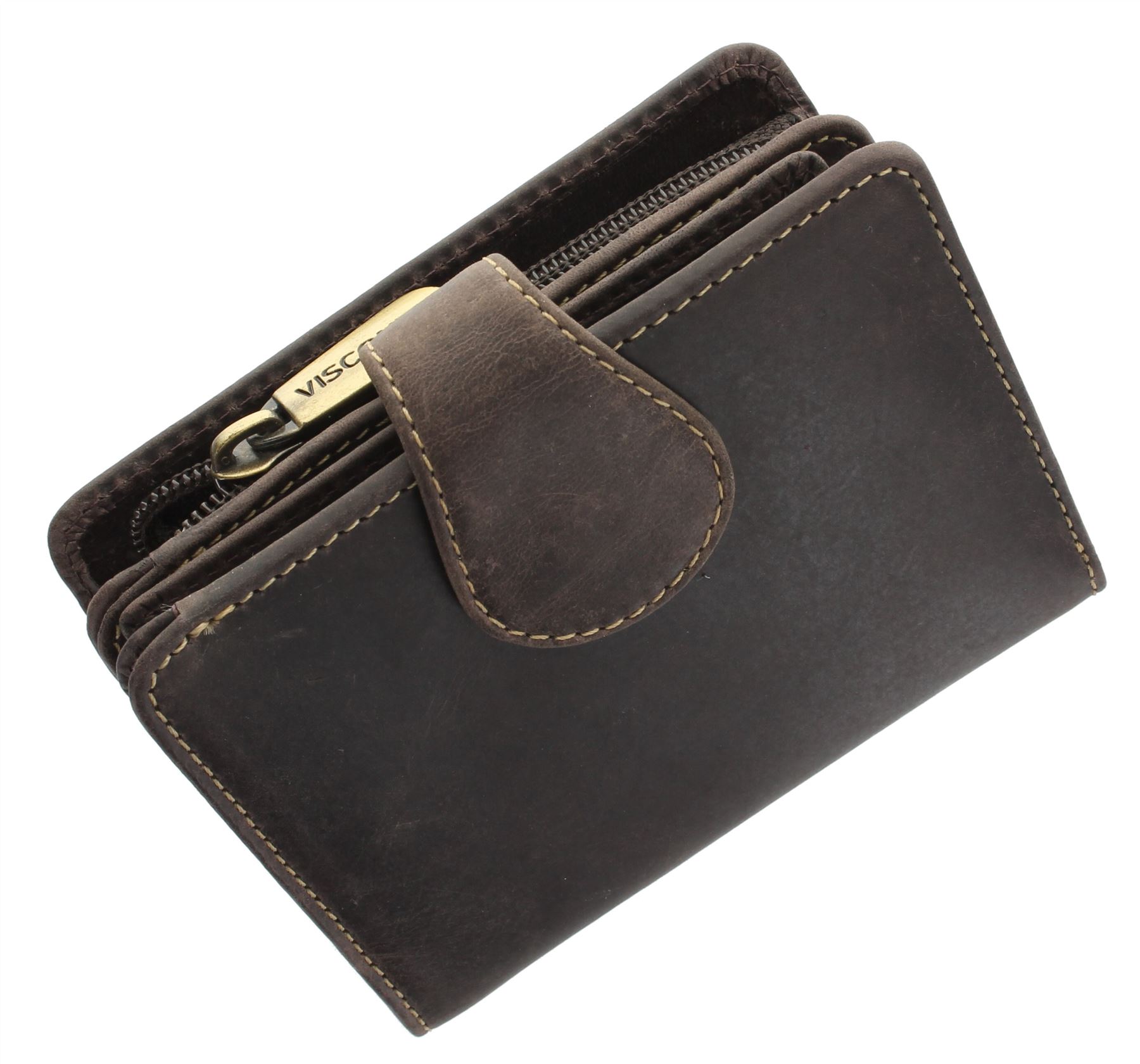 Visconti Oiled Leather BOW Purse 715