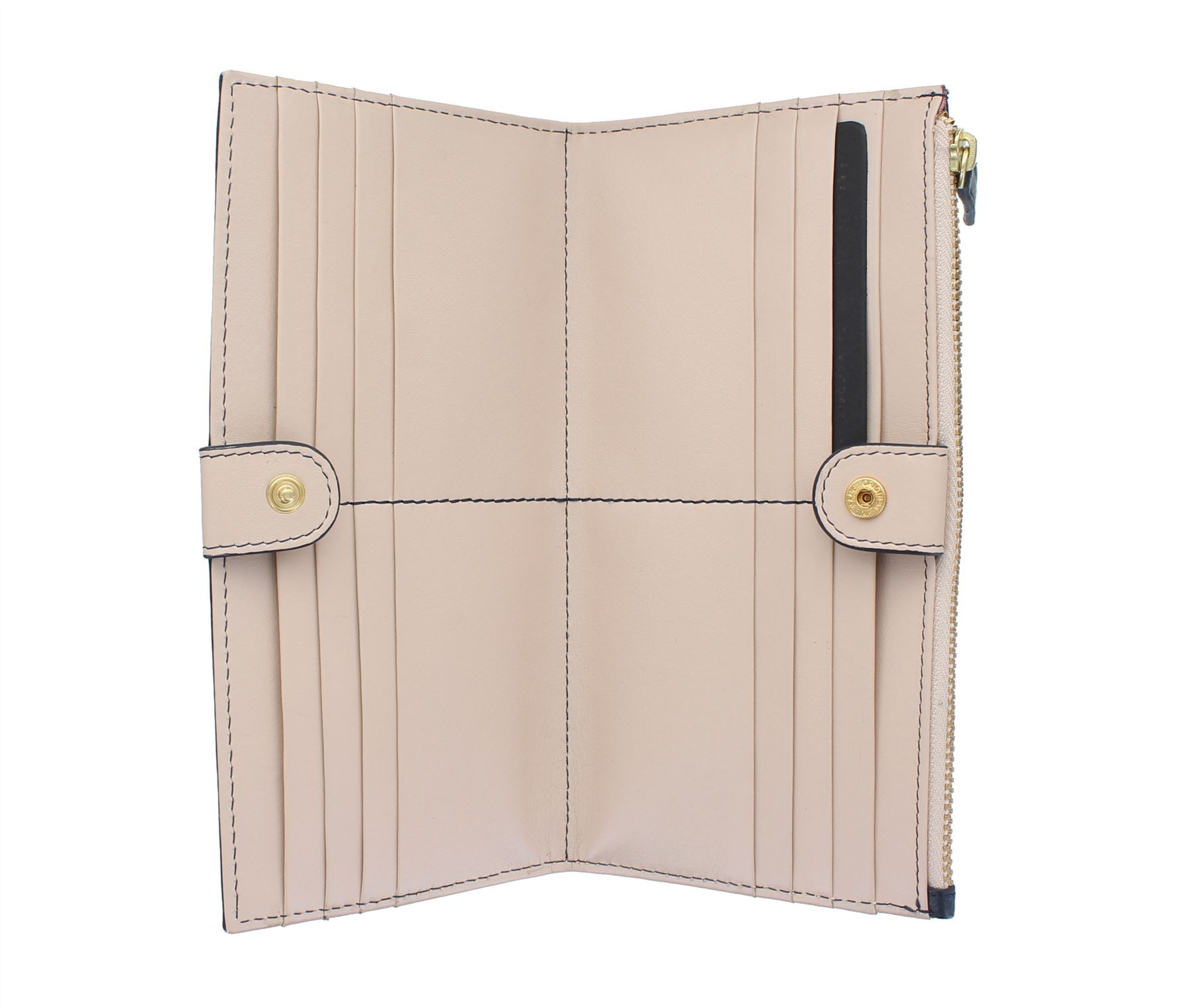 Tula BELLA COLLECTION SLIM Ziptop Leather Purse 7667