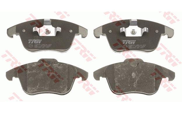 4x TRW Front Brake Pads for LAND ROVER FREELANDER FORD MONDEO S-MAX GDB1683