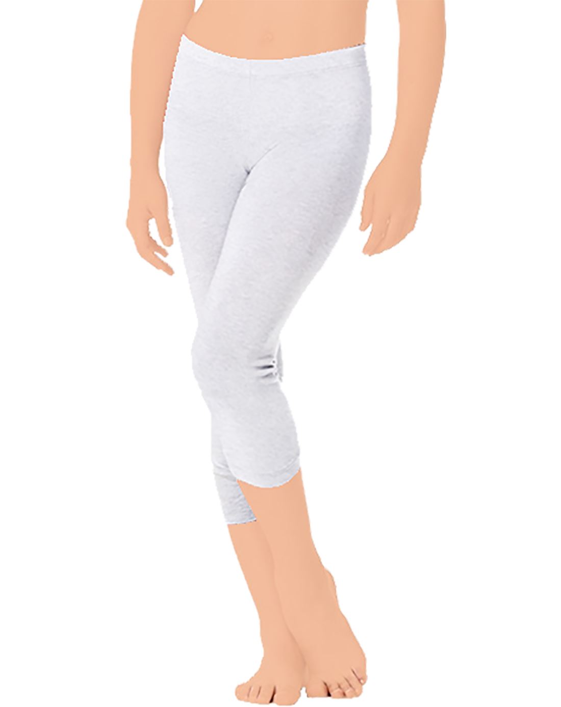 Girls 3-4 Length Flexible Skin Fit Cotton Legging Kids Fancy Casual Wear