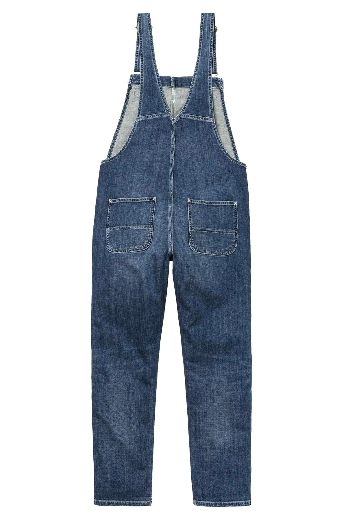 Ladies Summer Fashion Dungarees With Pockets Men Casual Denim Dungarees