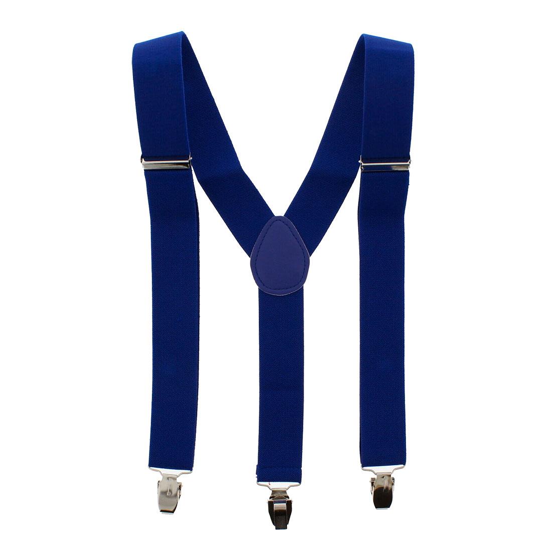 35mm Unisex Mens Men Braces Plain Wide And Heavy Duty Adjustable Suspenders