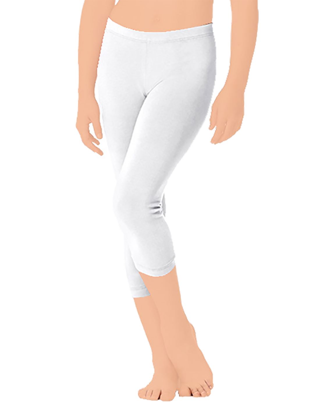 Girls 3-4 Length Flexible Skin Fit Cotton Legging Kids Fancy Casual Wear