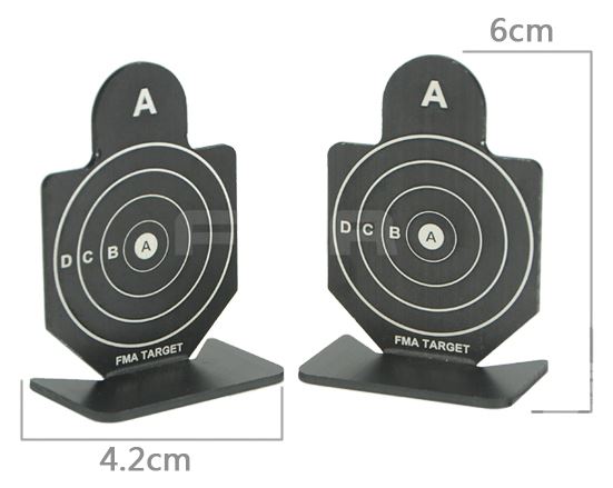 Airsoft FMA metallo SHOOTING target impostato una pistola M SERIE SNIPER gamma Air Rifle