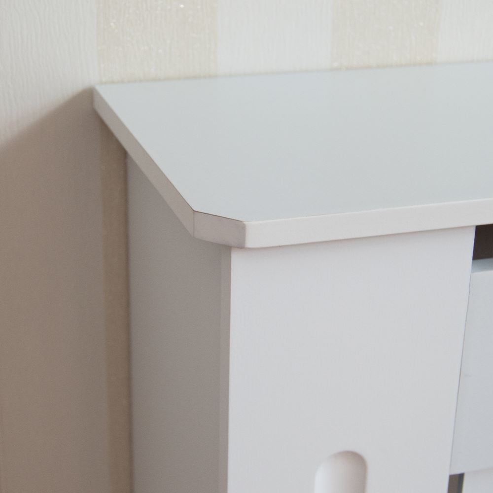 Chelsea couvre-radiateur en bois grill à lattes mdf meuble blanc tailles