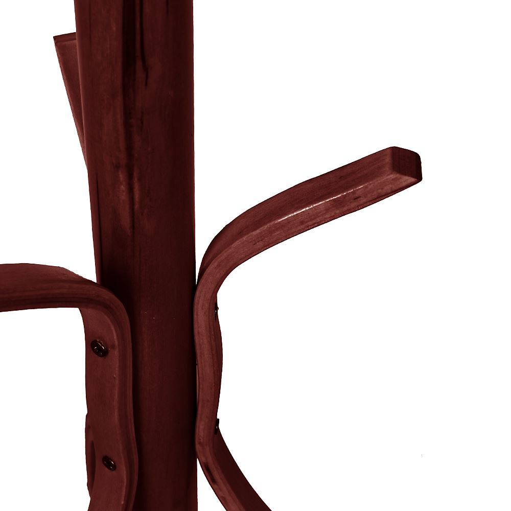 Coat Stand Essentials 5 Hook Coat//Hat//Jacket Standing Bentwood Hanging Rack