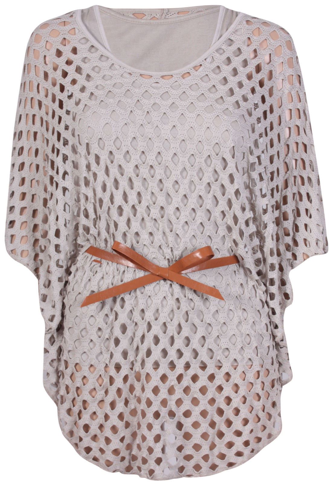 46 Mint Ajourpullover Ashley Brooke talla 44 50/% algodón 50/% poliacrílico