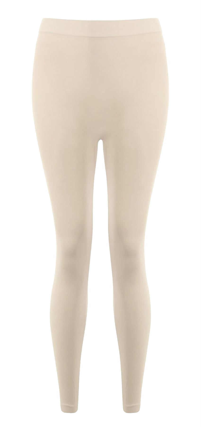 Ladies Viscose Plain Full Length Leggings Womens Elastic Waist Casual Gym Pants