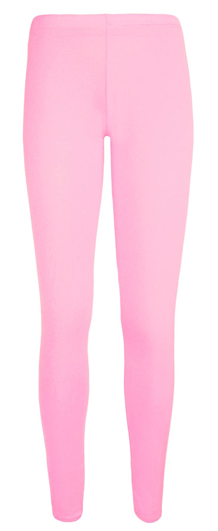 Ladies Viscose Plain Full Length Leggings Womens Elastic Waist Casual Gym Pants