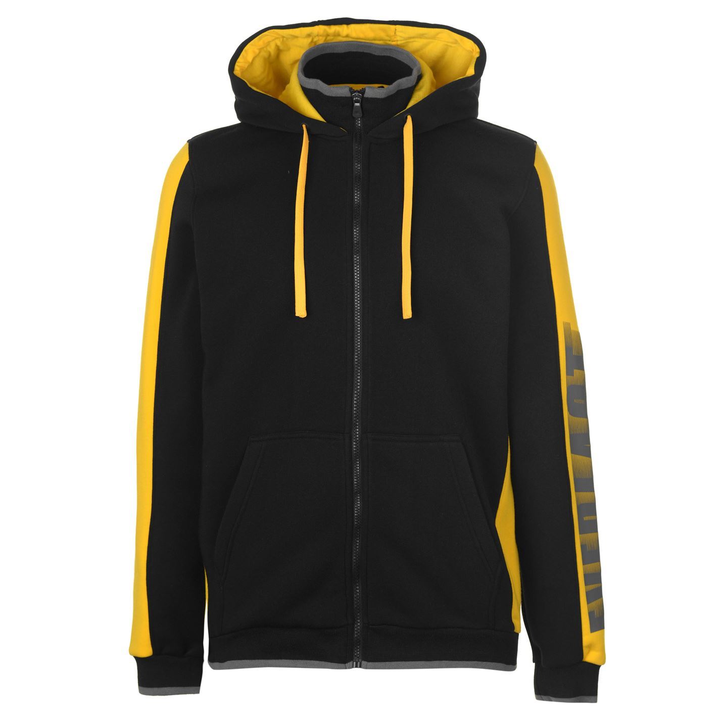 Everlast Plush Fleece Full Zip Hoody Mens Hoodie Top Sweatshirt Sweater