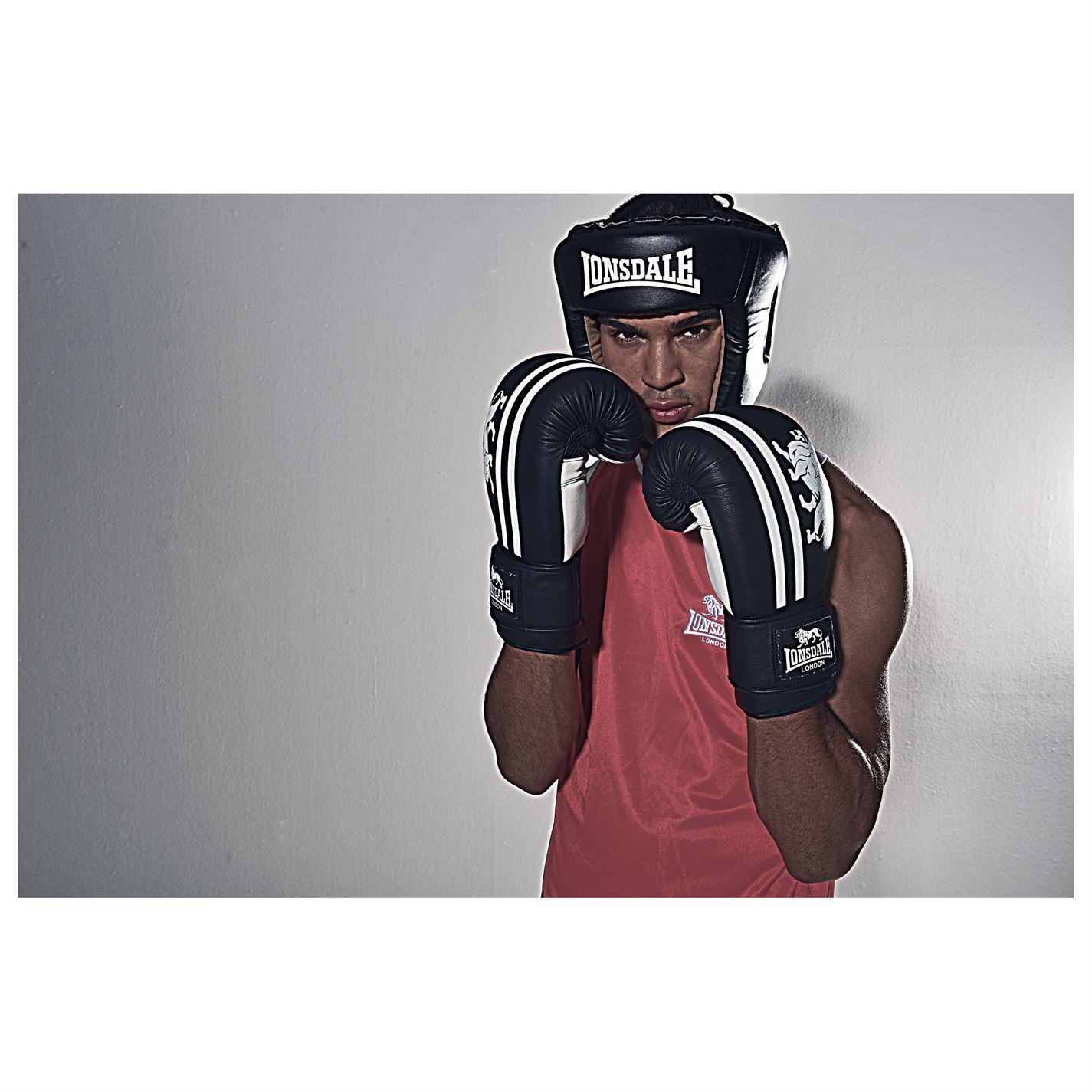Lonsdale London Contender Guantoni Da Boxe Palestra Fitness Borsa Guanti da Sparring