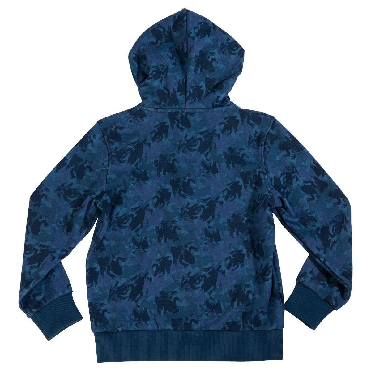 Skechers Boys Hoodies Camo Printed Fleeces Sweatshirts Zipper Kids Sports Top