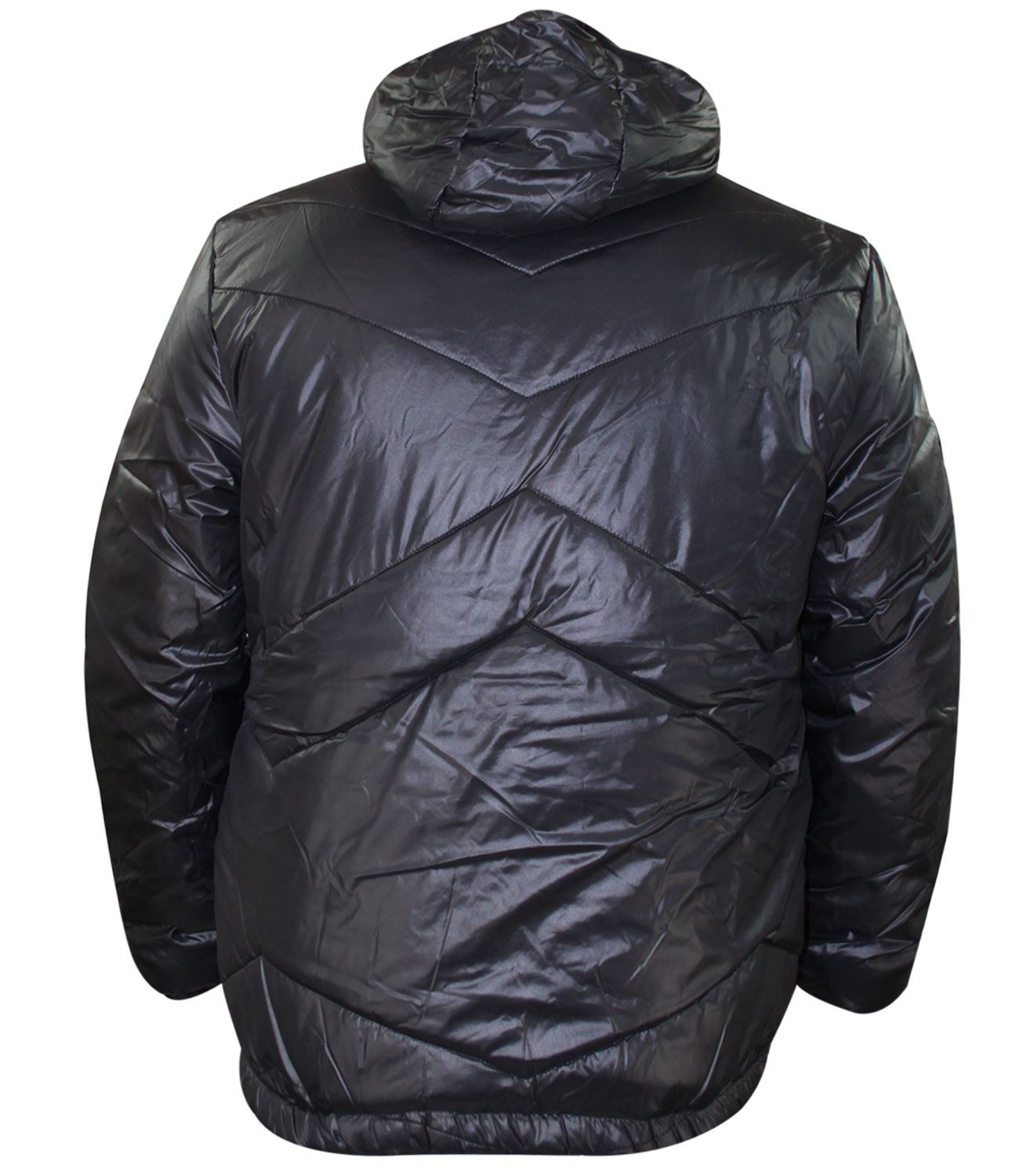New Kids Boys Kangol Brand Shiny Light Padded Concealed Zip Casual Coat Jacket