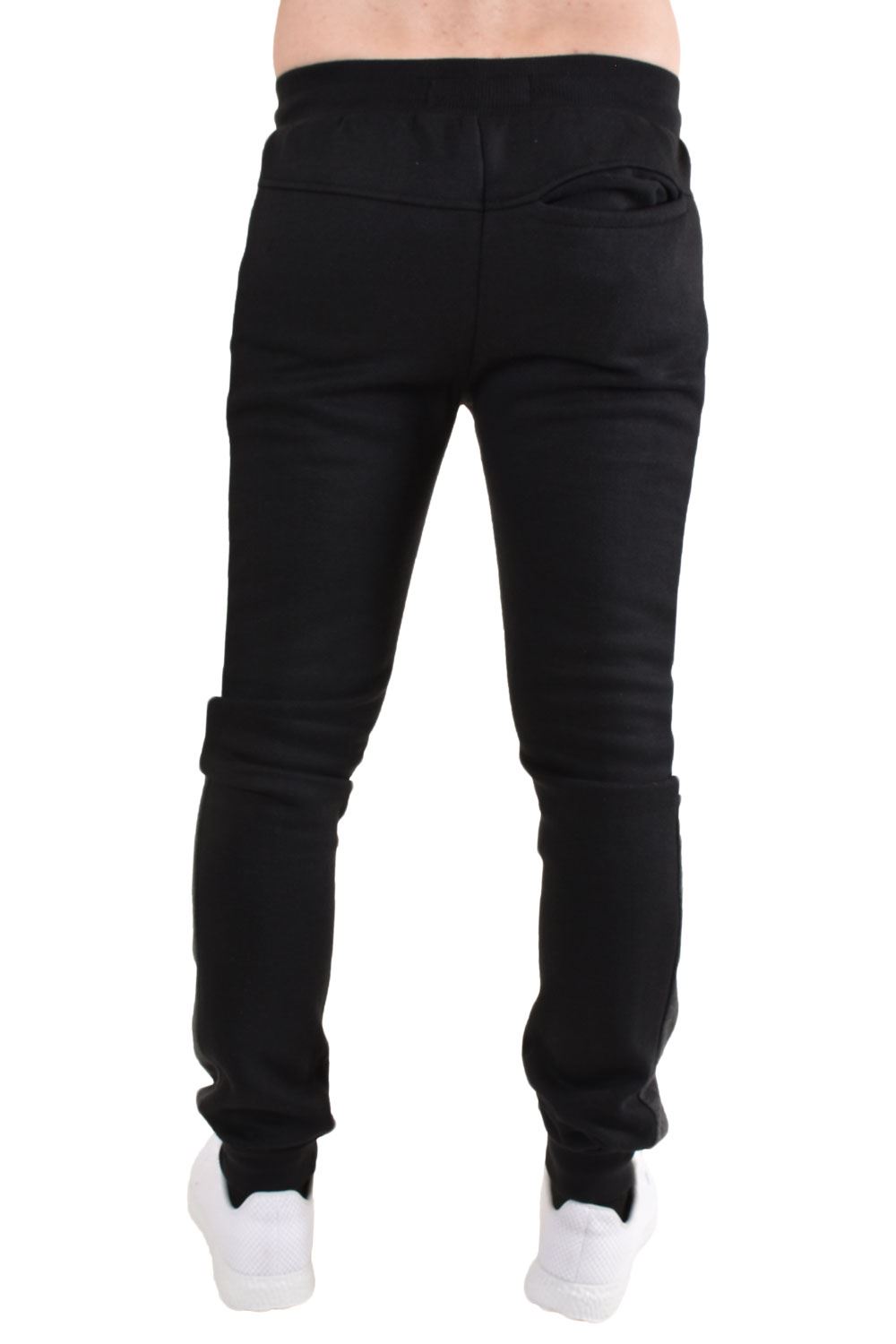 Pantalones para hombre elástico Slim Fit Pantalones de fondo falso volar Jogging Talla S-2XL