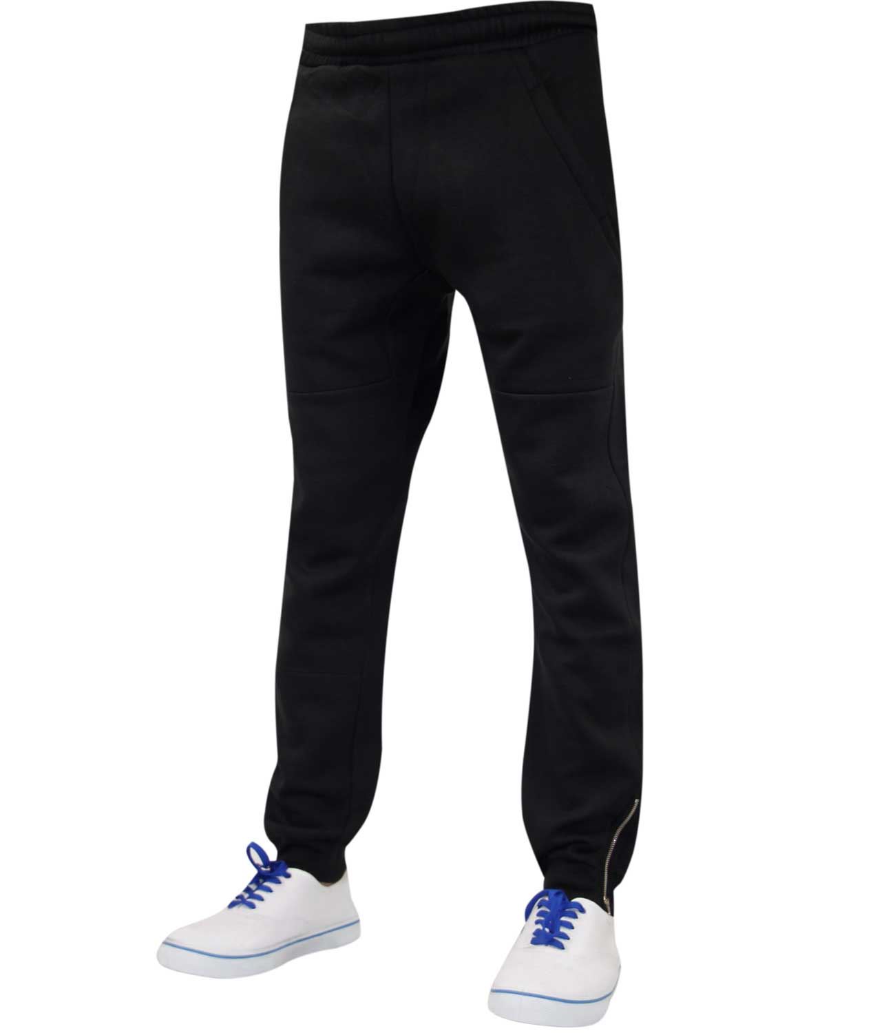 New Mens Slim Fit Low Rise Pants Drop Crotch Tacky Bottom Casual Jog Trousers