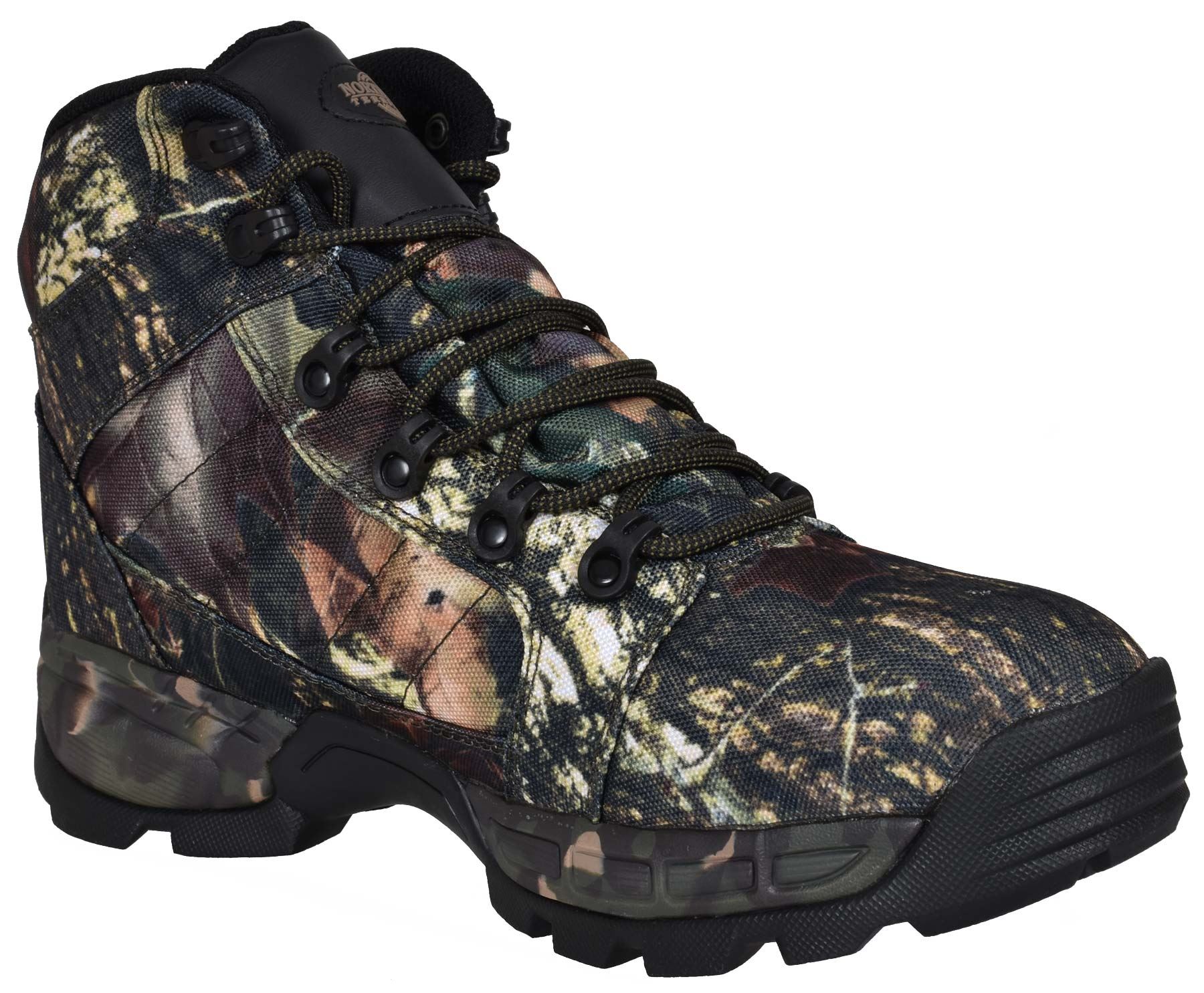 Mens Ankle Boots Northwest Territory Camoflauge Walking Hiking Lace up Shoes