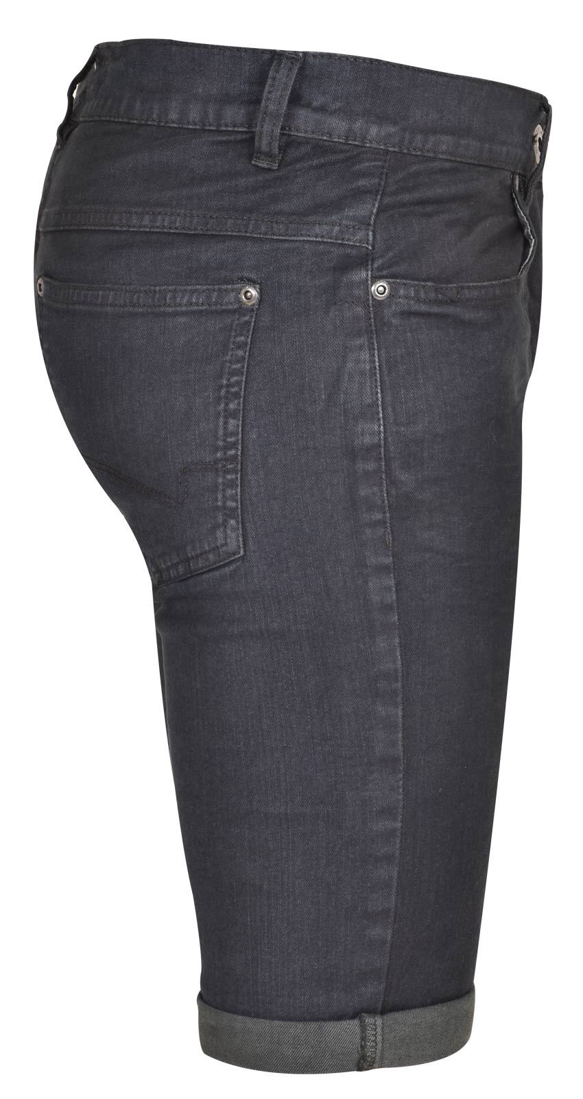 Mens Denim Shorts Cotton Summer Slim Fit 5 Pockets Button Fly Half Pants 30-38