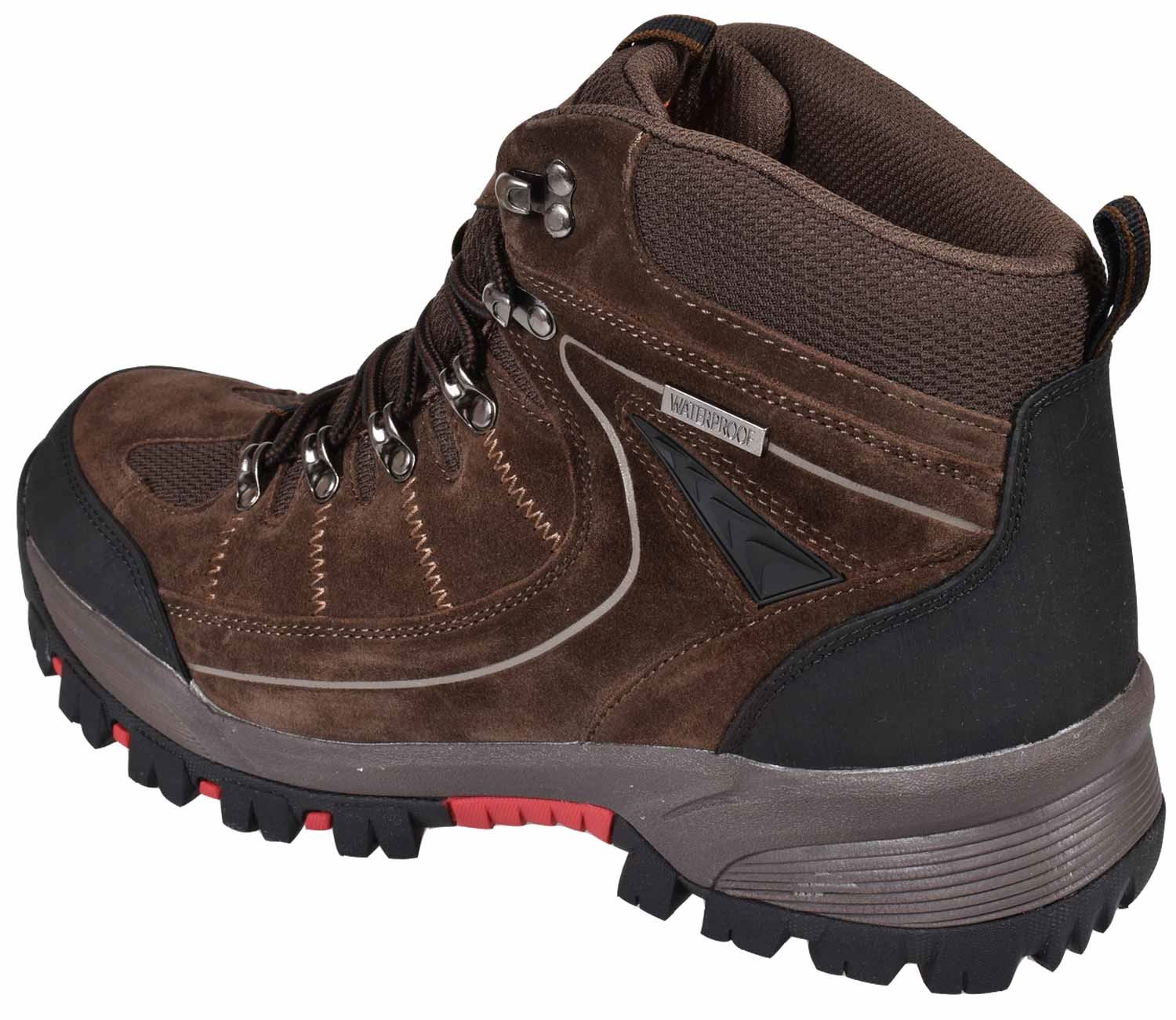 Mens High Ankle Boot Northwest Walking Hiking Trail Leather Waterproof Rise Shoe