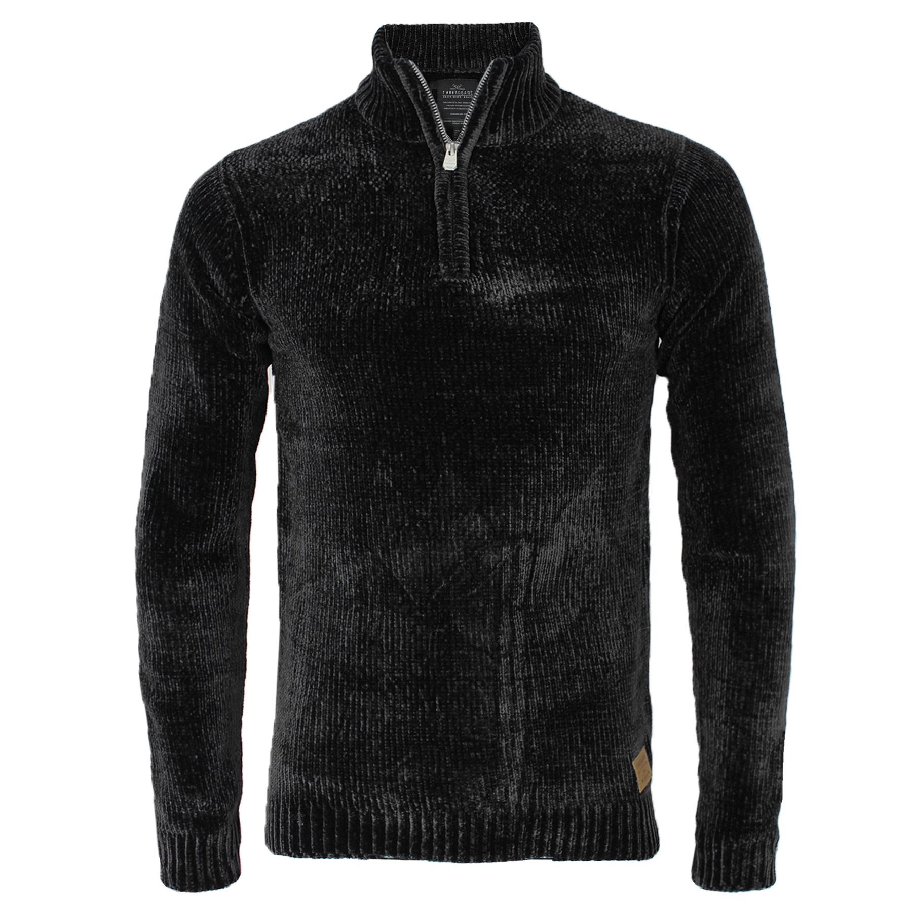 Da Uomo rotto standard a Maglia 1//4 ZIP CINIGLIA imbuto Jumper Maglione Invernale