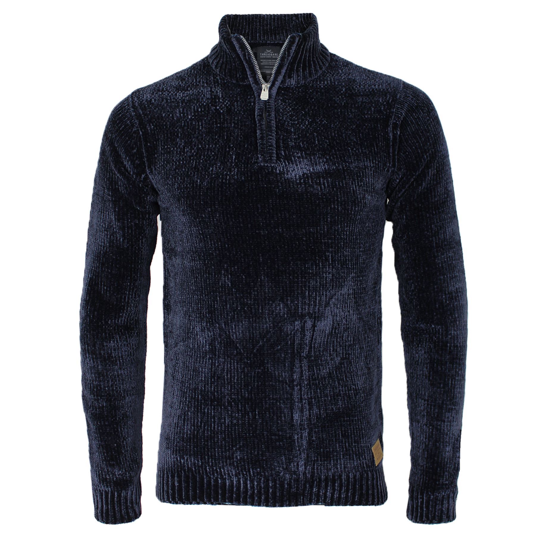 Da Uomo rotto standard a Maglia 1//4 ZIP CINIGLIA imbuto Jumper Maglione Invernale