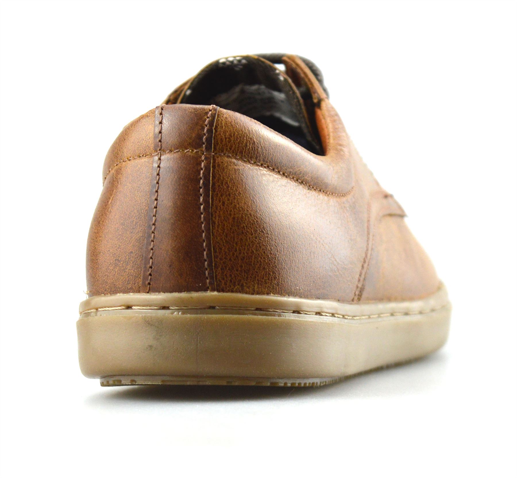 Mens Red Tape Leather Casual Smart Boat Deck Mocassin Work Lace Up Shoes Size