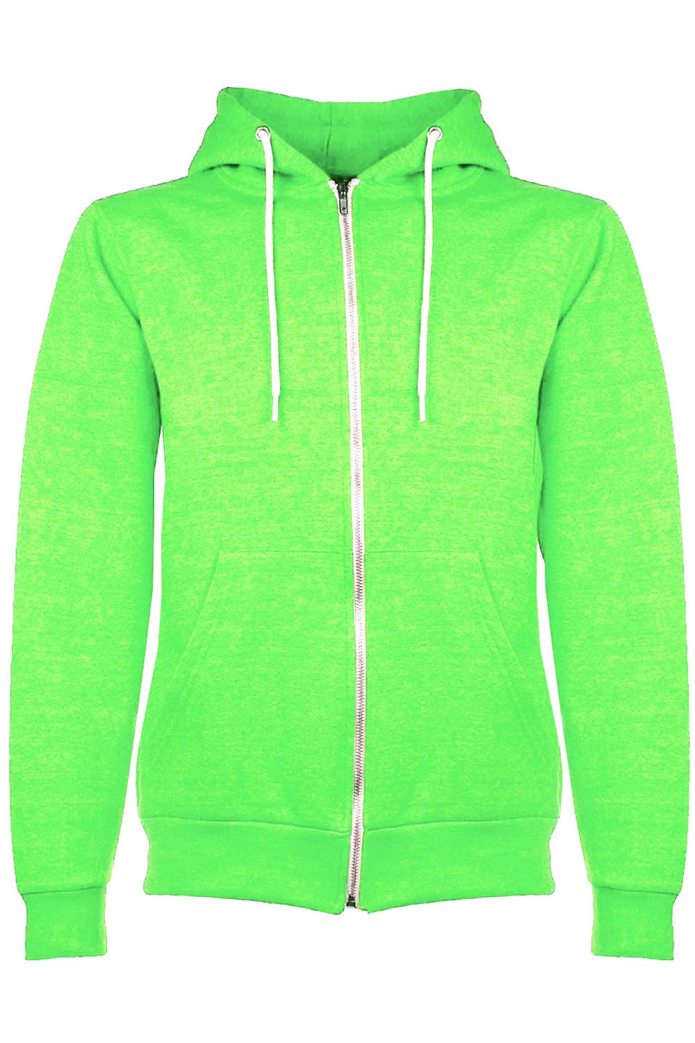 New Kids Zip Up Fleece Plain Childrens Sweatshirt Hoodie Boys Hoody Jacket Top