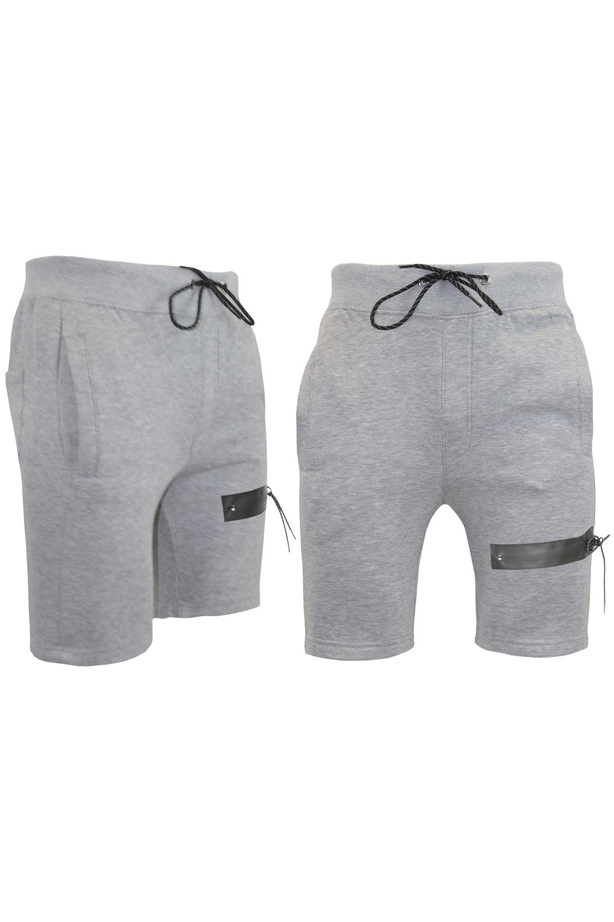 Da Uomo Pantaloni Sportivi Plain Estate Tasche in Pile Palestra Elastico Jogging Jogging Pantaloncini