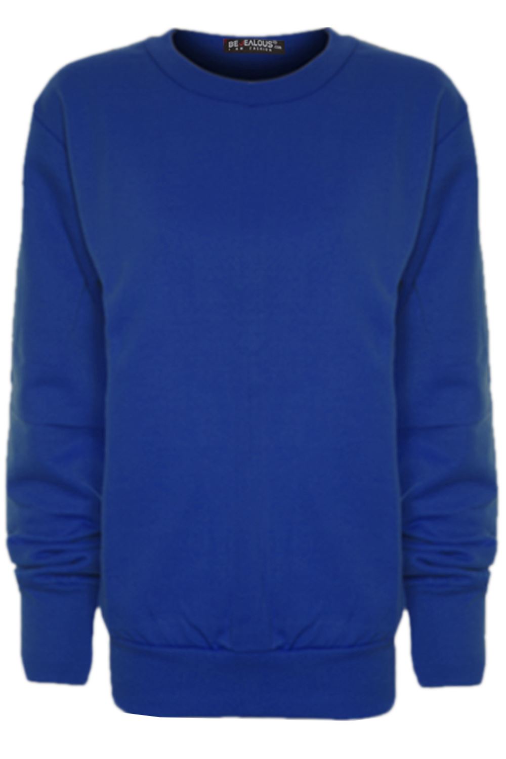 Enfants Filles Plain Enfants Uniforme Scolaire Col Rond Basic Sweat Top