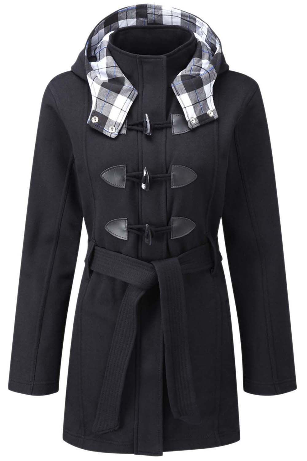 Womens Ladies Parka Trench Long Fishtail Hooded Faux Fur Brave Soul Coat Jacket