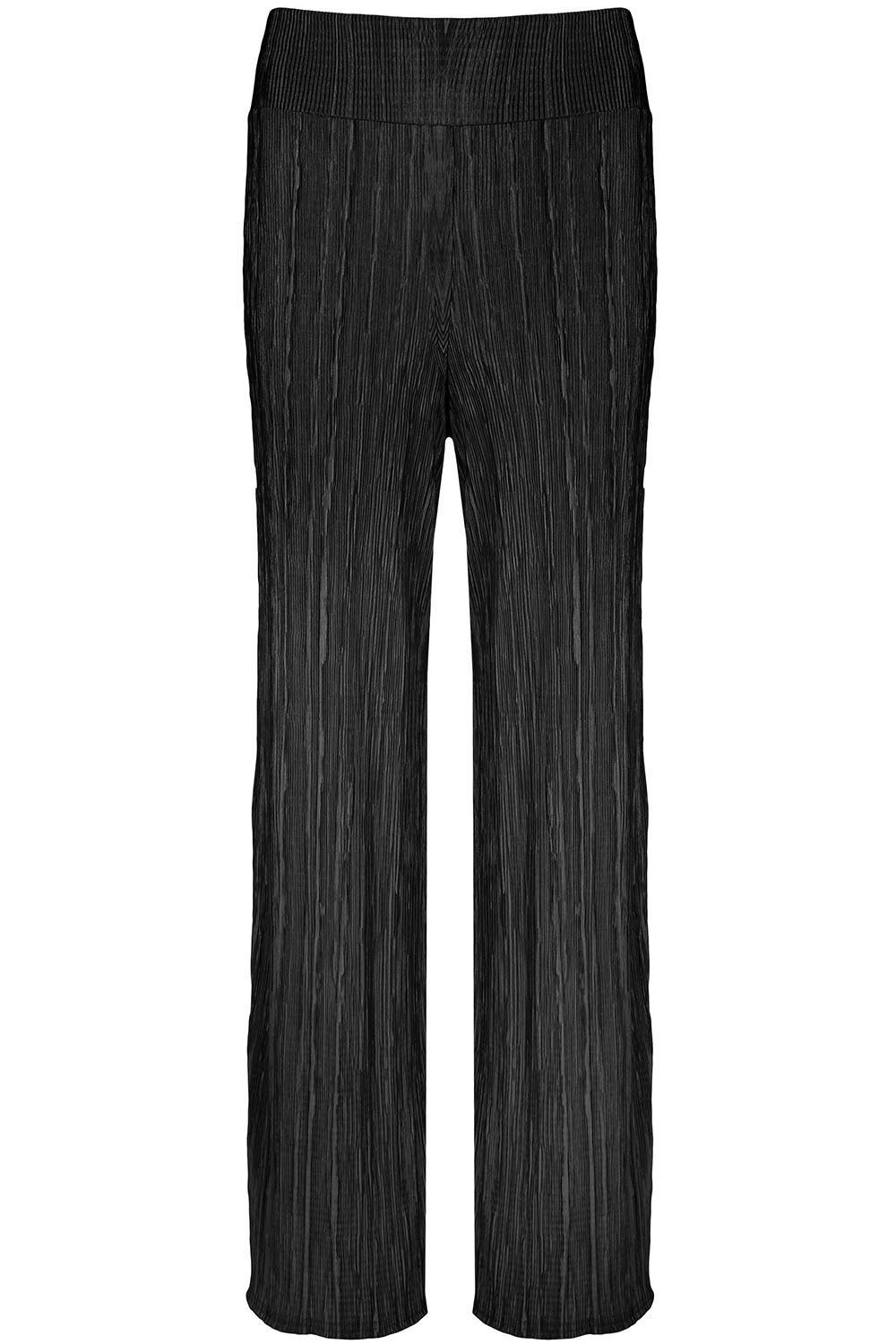 Ladies Womens Baggy Wide Leg High Waisted Pleated Pants Flared Palazzo Trousers