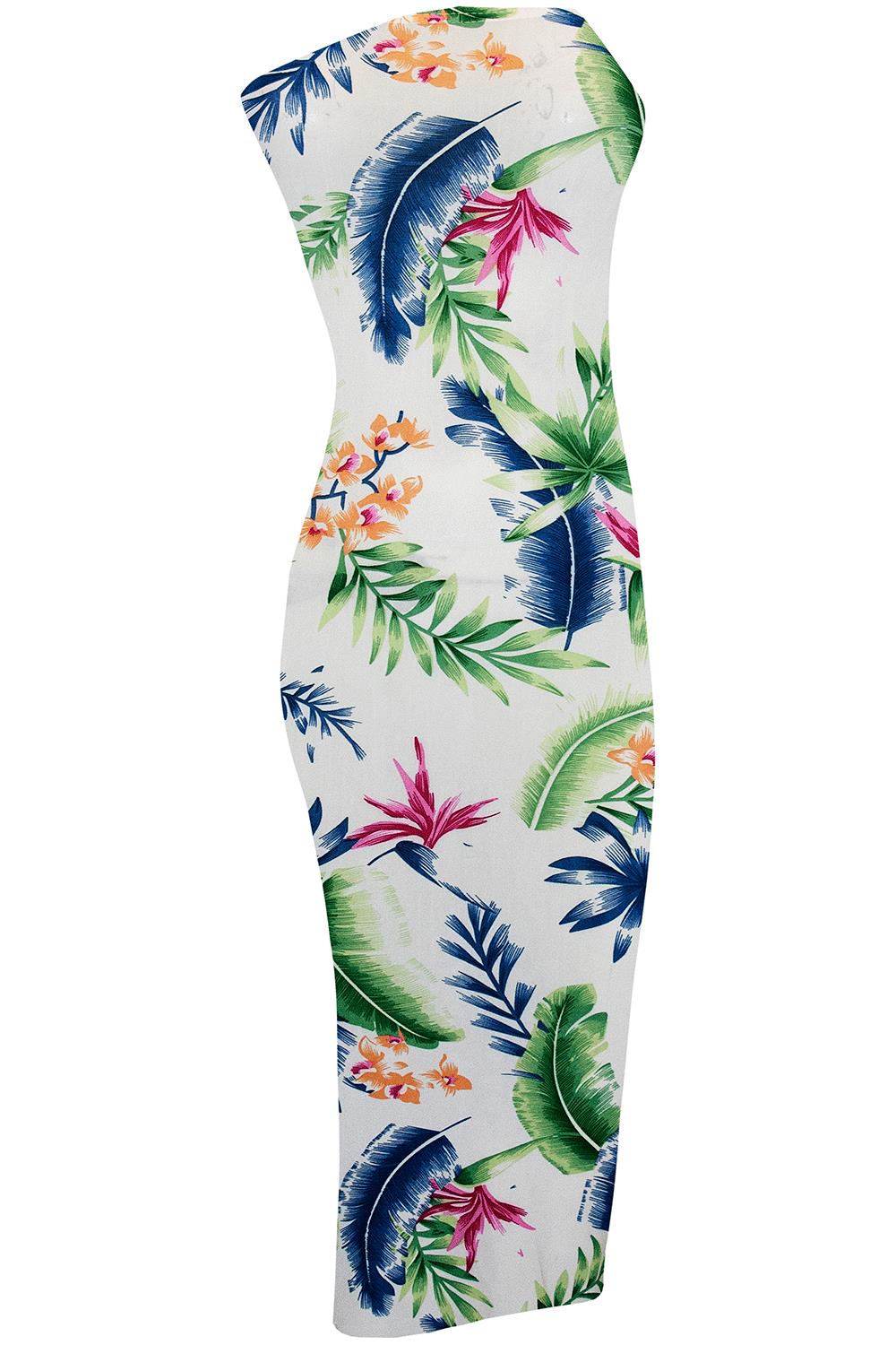 Womens Ladies Sleeveless Boobtube Neckline Bandeau Tunic Fit Bodycon Mini Dress