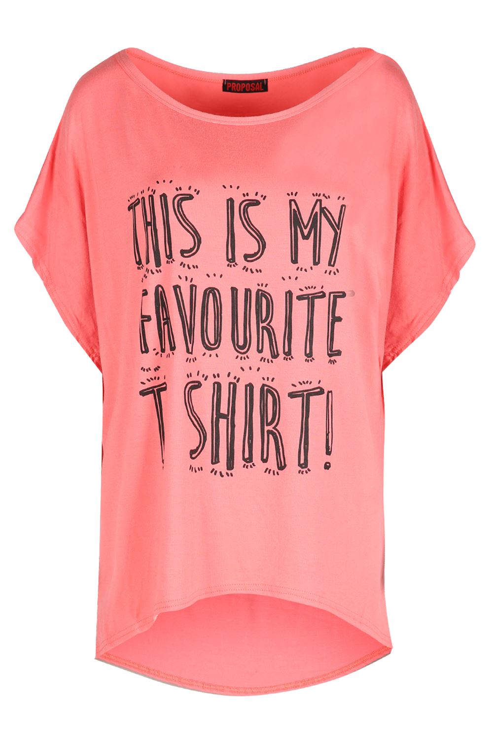 Womens Ladies SMILEY BE HAPPY T Shirt Baggy Oversized Direct Batwing Sleeve Top