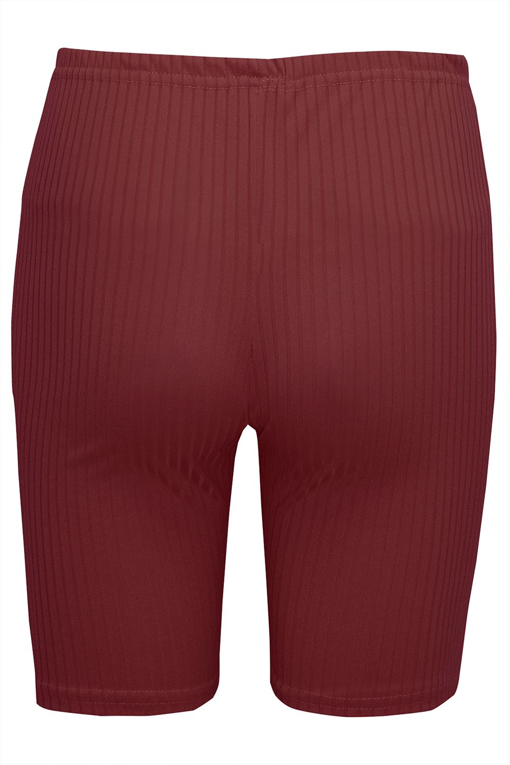 Femmes Extensible Activewear Côtelé Danse Cyclisme fine Hot Pant Gym Short