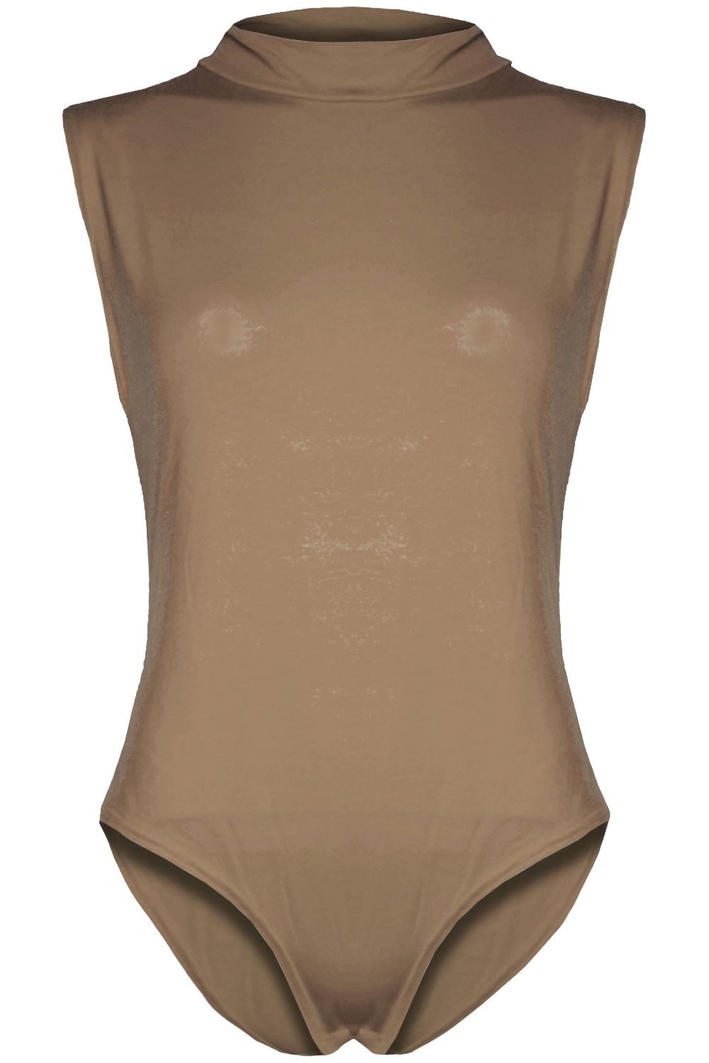 Débardeur Femmes Sans manches Combinaison Casual Turtle Justaucorps Extensible Col Polo Haut
