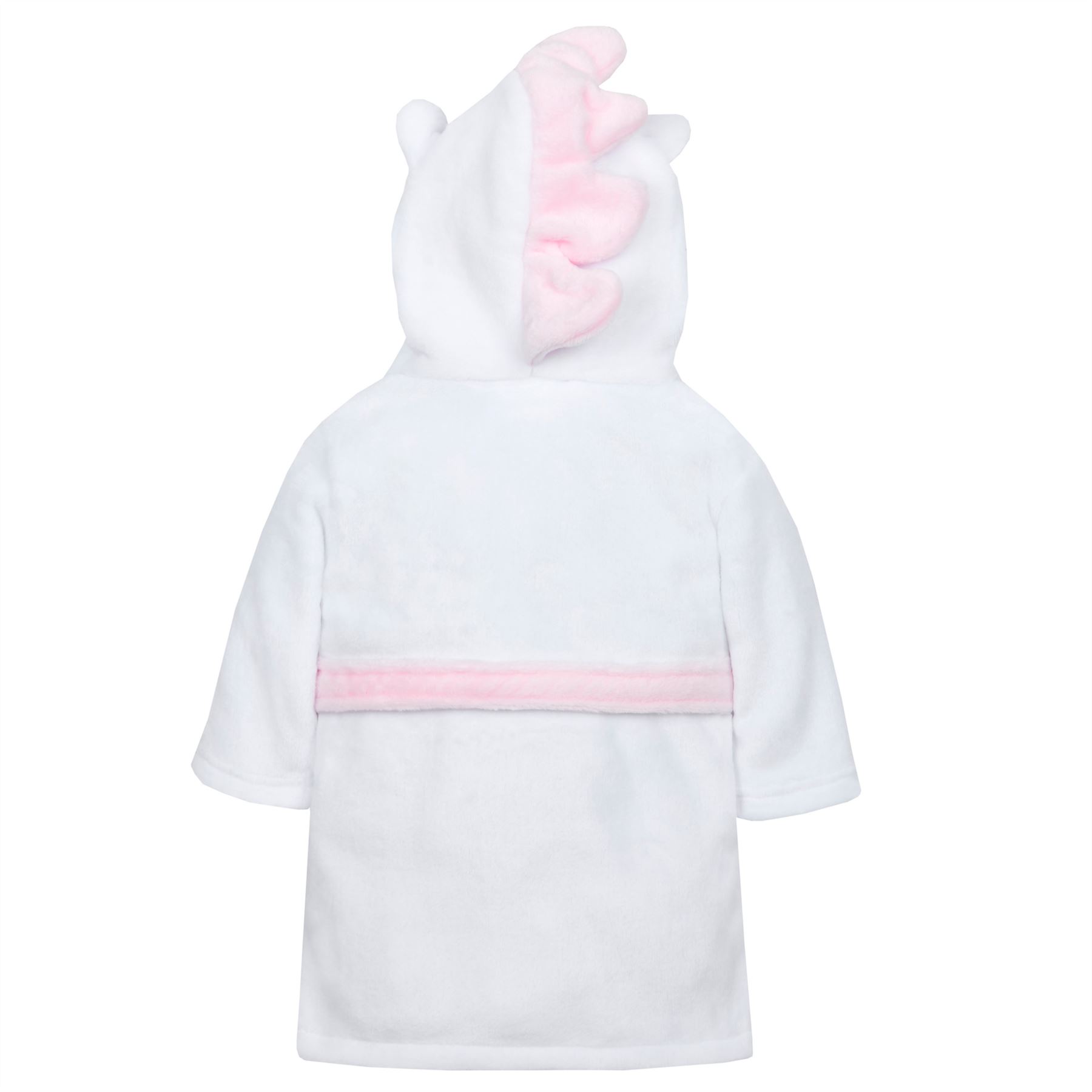 Baby Girl Babies Dressing Gown Robe Plush Fleece Velvet Soft Cosy Warm Cute Gift