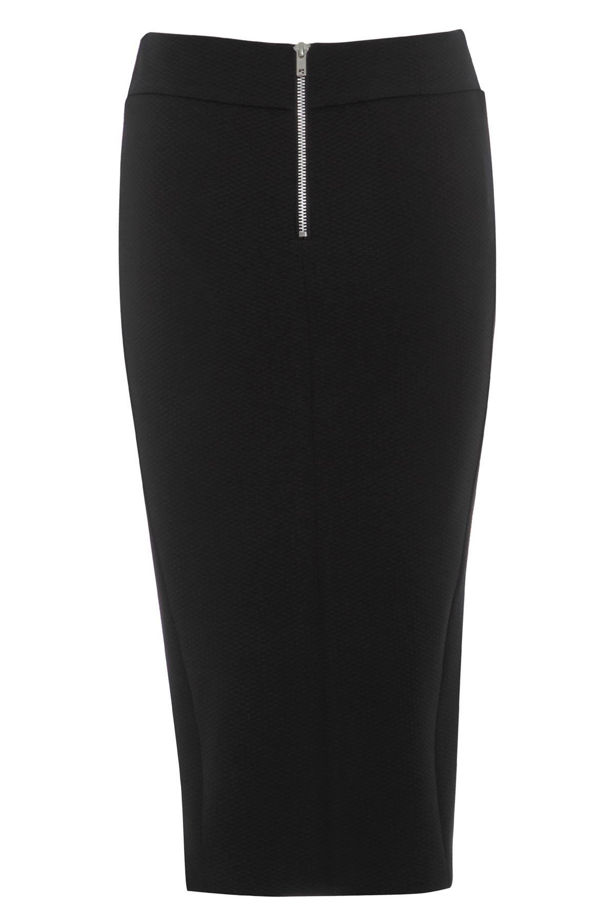 Love2dress Women/'s Evening Black Skirt with White Front Panel