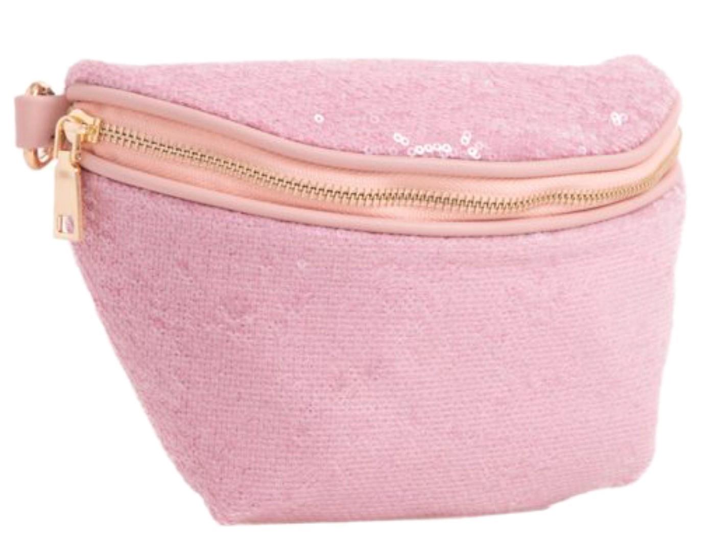 Womens Glitter Fanny Pack Sparkly Crossbody Bag Travel Festival