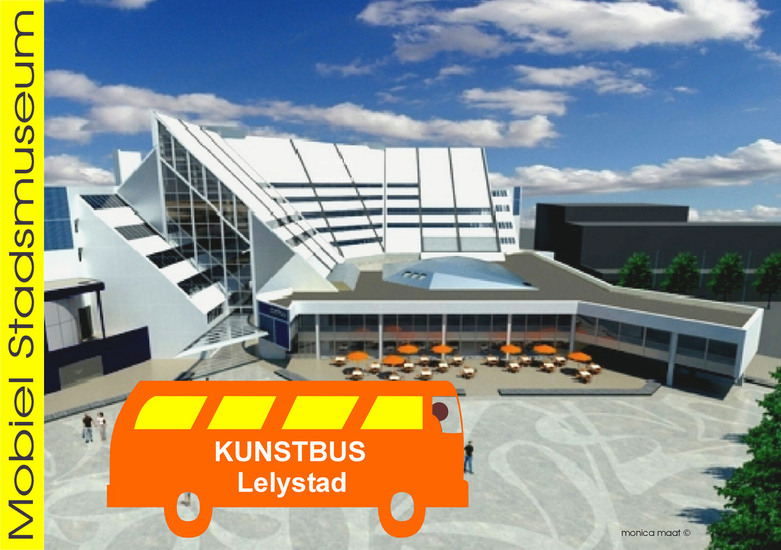 Zicht op Lelystad KUNSTBUS als Mobiel Stadsmuseum