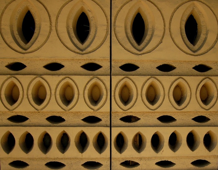 Dans van de geometrische grafiek in de architectuur 4