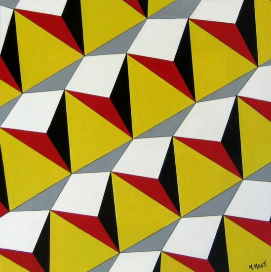 Piramide diagonaal nr.2 van tweeluik