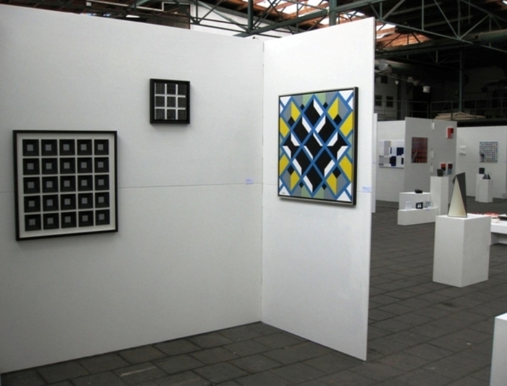 Optische waarneming 'Vensterkruis' expositie 100 jaar De Stijl in Heusden Vesting