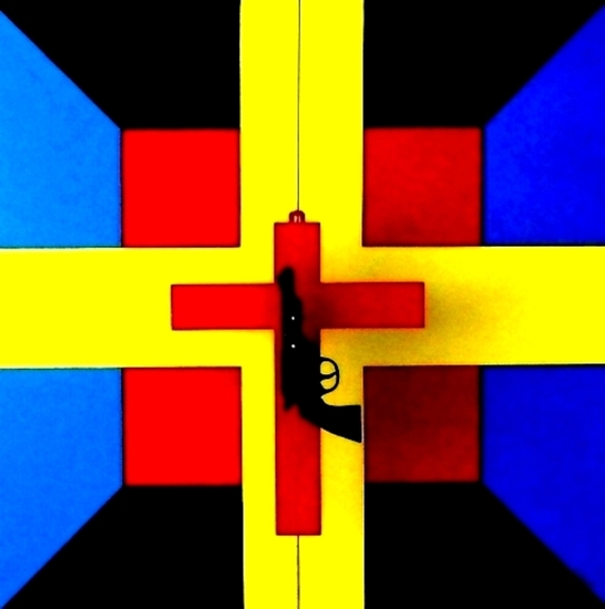 Drieluik Gewapend kruis 1 Dodenherdenking