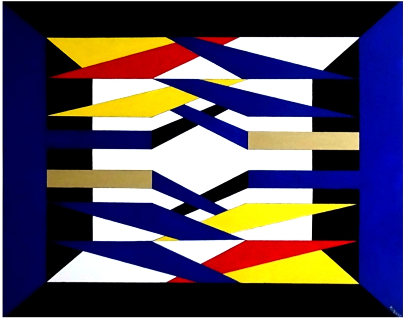 Rechthoeken in geometrisch perspectief gevangen nr. 3