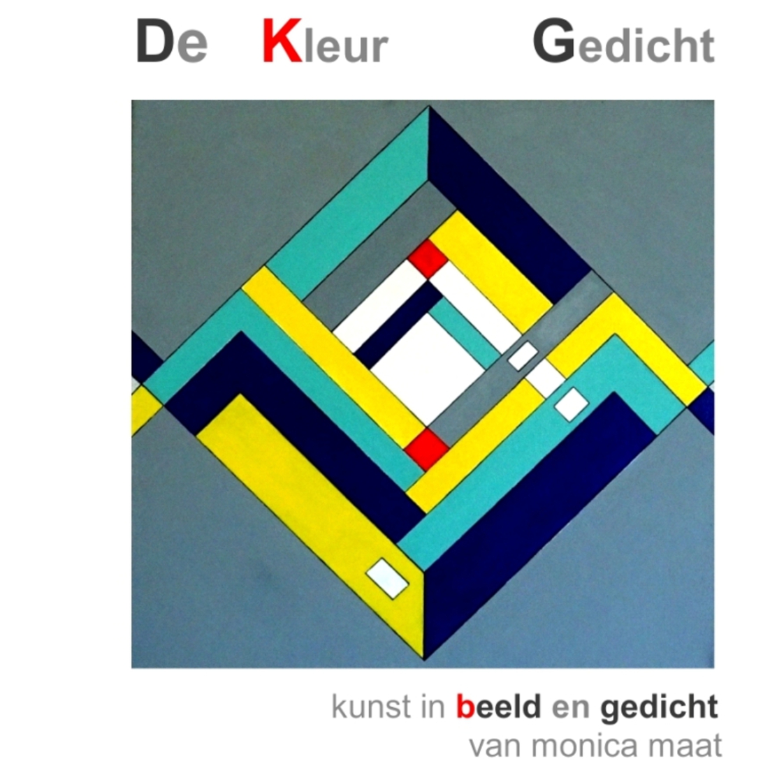 Grafisch ontwerp Cover voor kunstboek De Kleur Gedicht