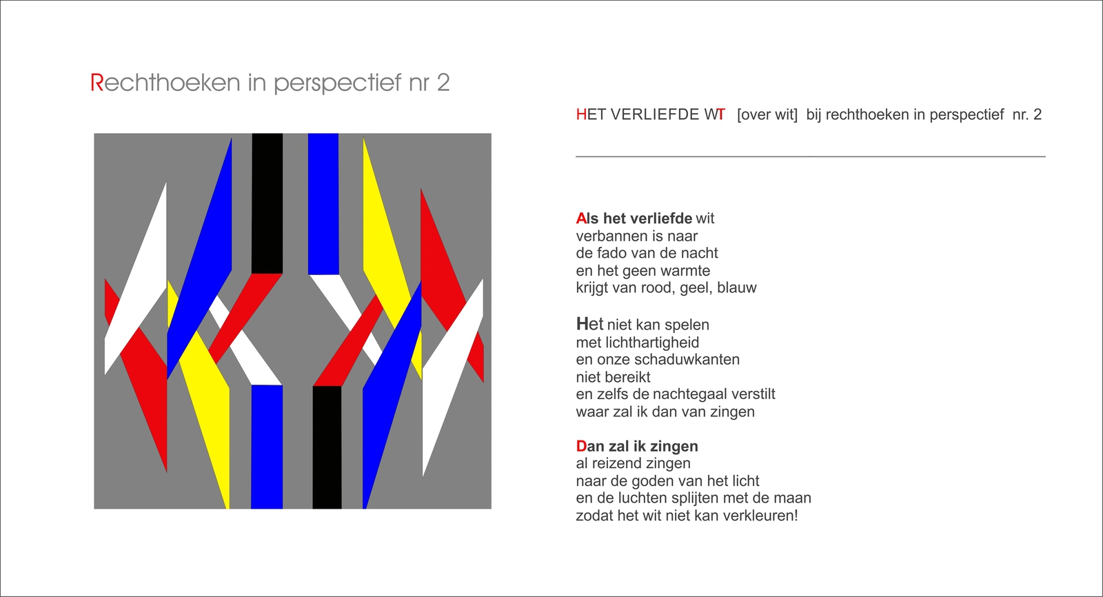 Het Verliefde Wit- Gedicht uit kunstboek De Kleur Gedicht van Monica Maat, verschenen in aug. 2022
