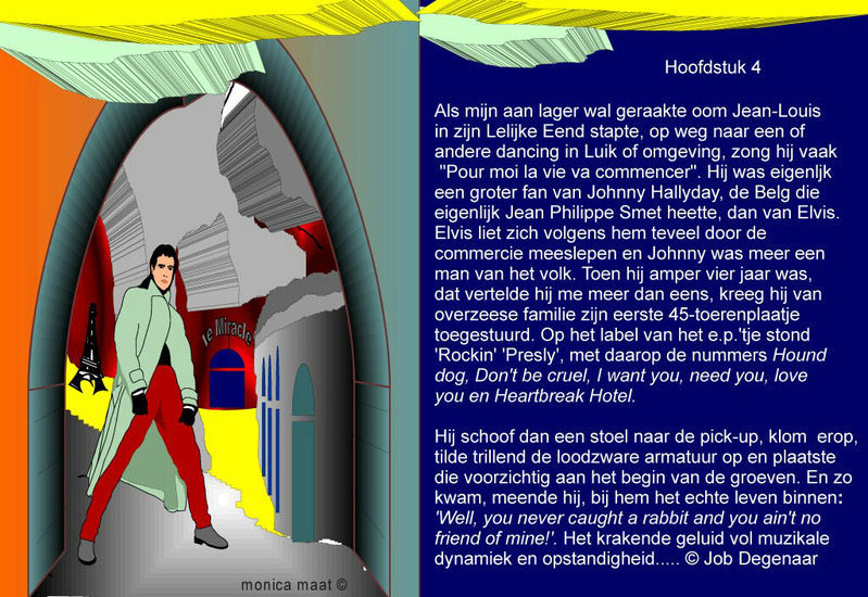 Zakboekstrip. Fragment uit hoofdstuk 4: 'Jean-Louis'. Tekst Job Degenaar