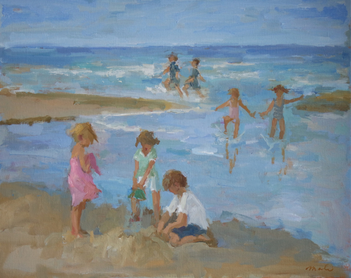 Heerlijk spelen aan zee