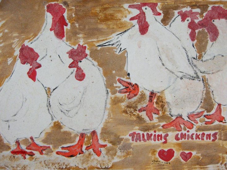 'talking chickens'