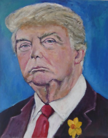 Trump met narcis