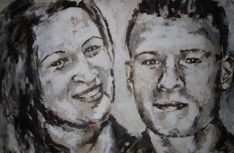 zwart-wit portret